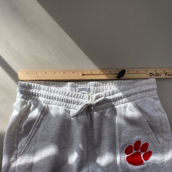 Clemson Tigers Sweatpants Mens Small Gray Embroidered Logo Pants 30x28 - Picture 6 of 13